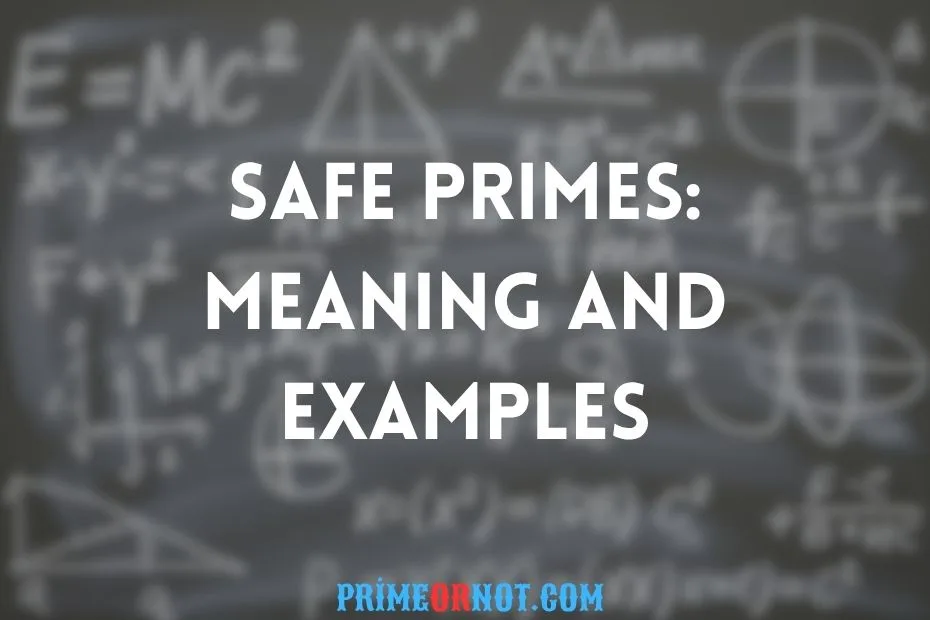 Safe Primes Meaning And Examples